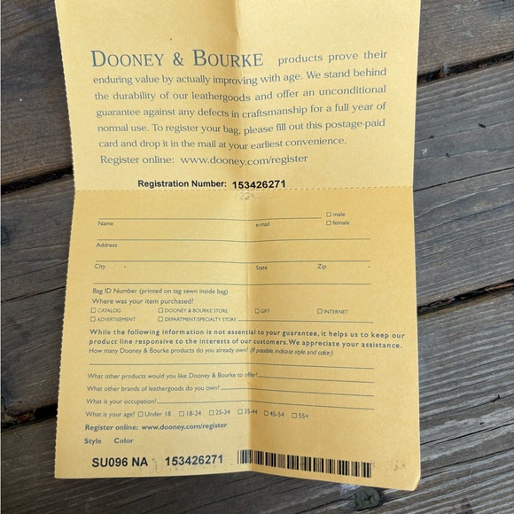 Dooney & Bourke Sawyer Crossbody Bag in Saffiano Leather - Picture 8 of 9